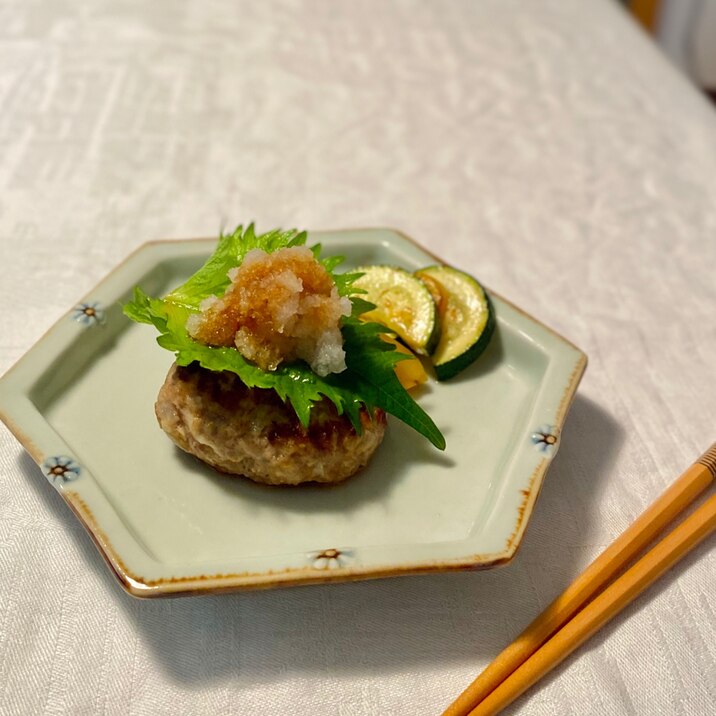 えのきでかさ増し&ふんわり食感の和風ハンバーグ